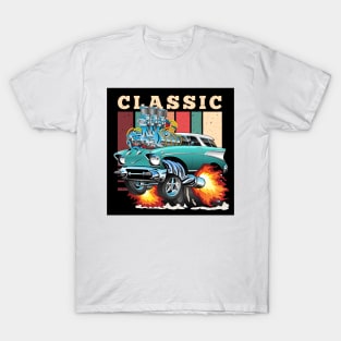 Classic 1957 Chevy Nomad Hot Rod T-Shirt